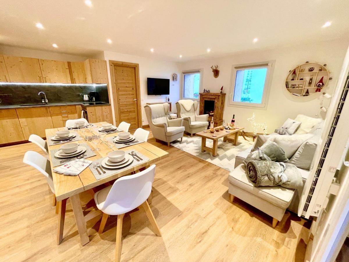 Le Janus, Pied Des Pistes, 2 Garages, Terrasse Avec Sauna Montgenèvre Eksteriør billede