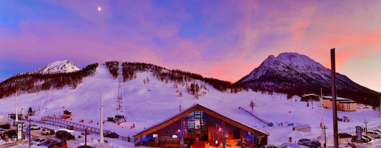 Le Janus, Pied Des Pistes, 2 Garages, Terrasse Avec Sauna Montgenèvre Eksteriør billede