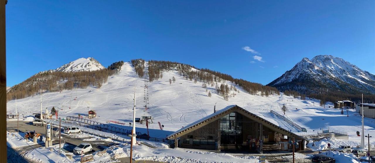 Le Janus, Pied Des Pistes, 2 Garages, Terrasse Avec Sauna Montgenèvre Eksteriør billede